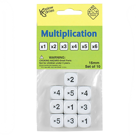 Koplow Games KOP18204 Multiplication Dice Set Of 10