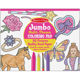 Melissa & Doug LCI4225BN (5 Ea) Jumbo Coloring Pad Pnk 11X14