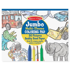 Melissa & Doug LCI4226BN (5 Ea) Jumbo Coloring Pad Blu 11X14