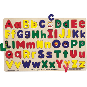 Melissa & Doug LCI47 Puzzle Upper & Lowercase Alphabet