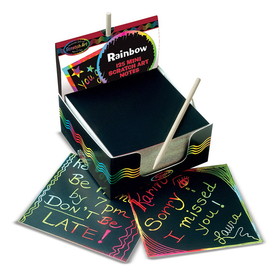Melissa & Doug LCI5945-3 Box Of Rainbow Mini Notes, 125 Cards (3 EA)
