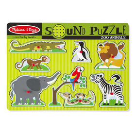 Melissa & Doug LCI727 Zoo Animals Sound Puzzle
