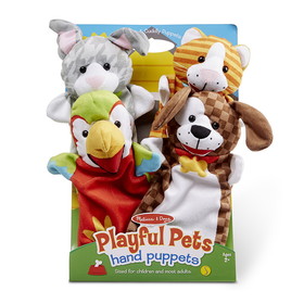 Melissa & Doug LCI9084 Playful Pets Hand Puppets