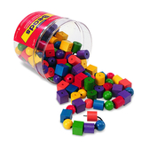 Learning Resources LER0140 Beads In A Bucket 108 Beads 2 36- - Laces