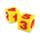 Learning Resources LER0412 Giant Soft Cubes Numeral 2/Pk 5 Square, Price/EA