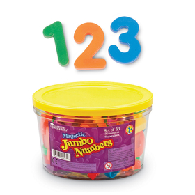 Learning Resources LER0452 Jumbo Magnetic Numbers 36/Pk - Operations 2-1/2 Bucket