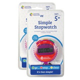 Learning Resources LER0808-2 Simple Stopwatch (2 EA)