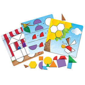 Learning Resources LER1762 Shapes Dont Bug Me Geometry - Activity Set