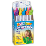 Learning Resources LER1968 Rainbow Hand Pointers 10/Set Pop Display