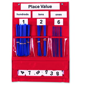 Learning Resources LER2416 Counting & Place Value Pocket Chart