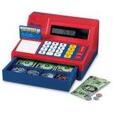 Learning Resources LER2629 Calculator Cash Register W/ Us - Currency