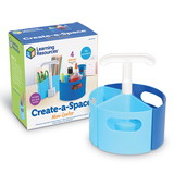 Learning Resources LER3810B Create-A-Space Mini-Center Blue