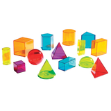 Learning Resources LER4331 View Thru Geometric Solids