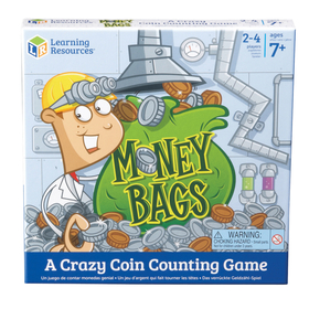 Learning Resources LER5057 Money Bags A Coin Value Game Gr 2+