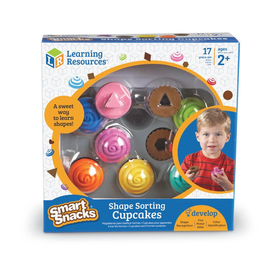 Learning Resources LER7347 Smart Snacks Shape Sorting Cupcakes