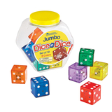 Learning Resources LER7699 Jumbo Dice In Dice Set Of 12