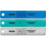 Helix MAP13107 Shatter Resistant Ruler 6In
