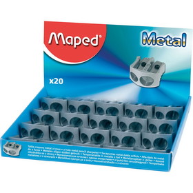 Maped MAP506700 2 Hole Metal Sharpenr Display Of 20