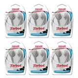 Maxell MAX190599-6 Maxell Budget Stereo Earbuds, White (6 EA)