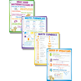 Mcdonald Publishing MC-P130 Math Basics Poster Set