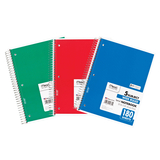Mead MEA05680 Notebook Spiral 5 Subject 180 Ct 10 1/2 X 8