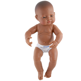 Miniland Educational MLE31008 Hispanic Girl Anatomically Correct Newborn Doll