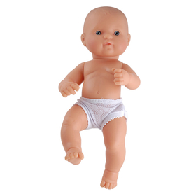 Miniland Educational MLE31031 Newborn Baby Doll White Boy 12-5/8