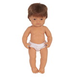 Miniland Educational MLE31049 15In Baby Doll Caucsian Boy Redhair, Anatomically Correct