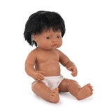 Miniland Educational MLE31116 Baby Doll Hispanic Boy With Hearing, Aid