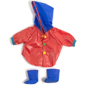 Miniland Educational MLE31556 Doll Clothes Rain Coat & Boots