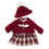 Miniland Educational MLE31558 Doll Clothes Cold Weather Dress Red, Price/Each