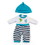 Miniland Educational MLE31631 Doll Clothes Turquoise Pajamas, Price/Each