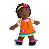 Miniland Educational MLE96318 Fastening Dolls African Girl, Multicultural