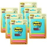 Post-it MMM3321SSAN-6 Post-It 3X3 Notes 3 Pads/Pk, 45 Shts/Pad Miami Collection (6 PK)