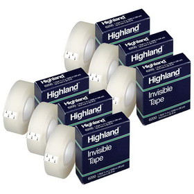 Highland MMM620034-6 Tape Highland Invisible, 75X1296In (6 RL)