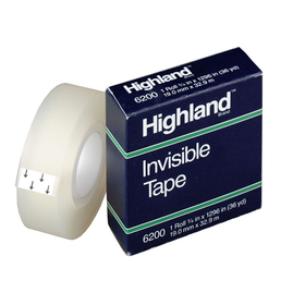 3M MMM620034 Tape Highland Invisible 3/4 X1296