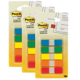 Post-it MMM6835CF-3 Flags Sm Portable .47X1.7, 100 Flg 5Clr Primary Colors (3 PK)