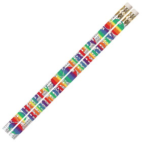Musgrave Pencil Company MUS1356D-12 Birthday Blitz Pencils, 12 Per Pk (12 DZ)