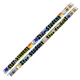Musgrave Pencil Company MUS1378D-12 Star Student Motivational, Fun Pencils 12 Per Pk (12 DZ)