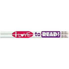Musgrave Pencil Co MUS1486D I Love To Read Pencils 12Pk