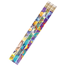 Musgrave Pencil Company MUS1495D-12 Galaxy Galore Motivational, Fun Pencils 12 Per Pk (12 DZ)