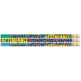 Musgrave Pencil Company MUS2329D-12 Perfect Attendance Pencils, 12 Per Pk (12 DZ)