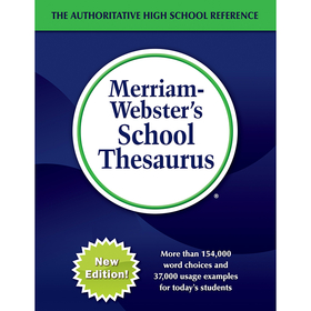 Merriam-Webster MW-3656 Merriam-Websters School Thesaurus