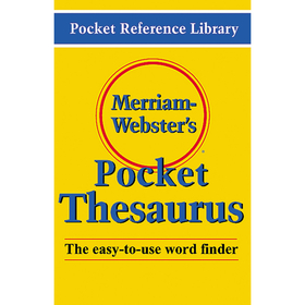 Merriam-Webster MW-524X Merriam Websters Pocket Thesaurus Hardcover