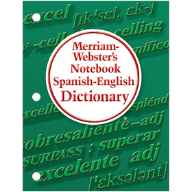 Merriam-Webster MW-6725 Merriam Websters Notebook Spanish - English Dictionary