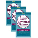 Merriam-Webster MW-8540-3 Merriam Webster Rhyming, Dictionary Paperback (3 EA)