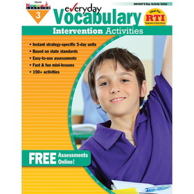 Newmark Learning NL-0160 Everyday Vocabulary Gr 3, Intervention Activities