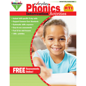 Newmark Learning NL-0415 Everyday Phonics Gr 1 Intervention Activities