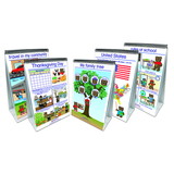 NewPath Learning NP-350035 Set Of All 5 Early Childhood Social, Studies Readiness Flip Chart