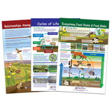 NewPath Learning NP-947007 Ecology Bulletin Board Chart Set, Grades 3-5